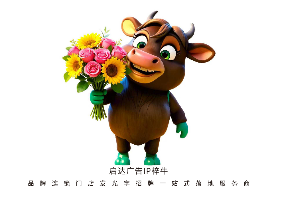 降本32%+工期縮38%！全行業(yè)連鎖必看！啟達(dá)廣告發(fā)光字：抗污/高顯色/動(dòng)態(tài)光效，定制門店招牌吸客方案